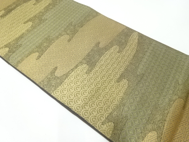JAPANESE FUKURO OBI / WOVEN CLASSICAL PATTERN